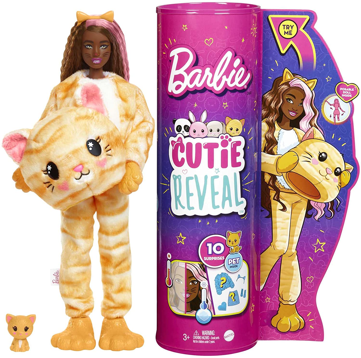 Barbie Cutie Reveal Kitten Doll
