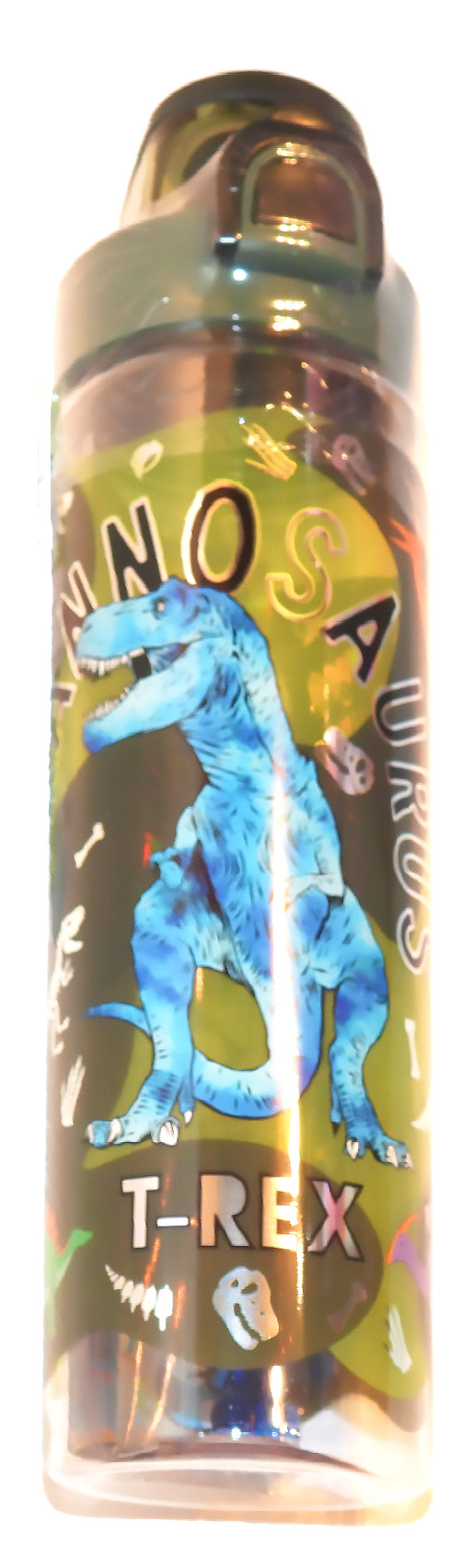 Pop-Open Water Bottle  Dinosaur