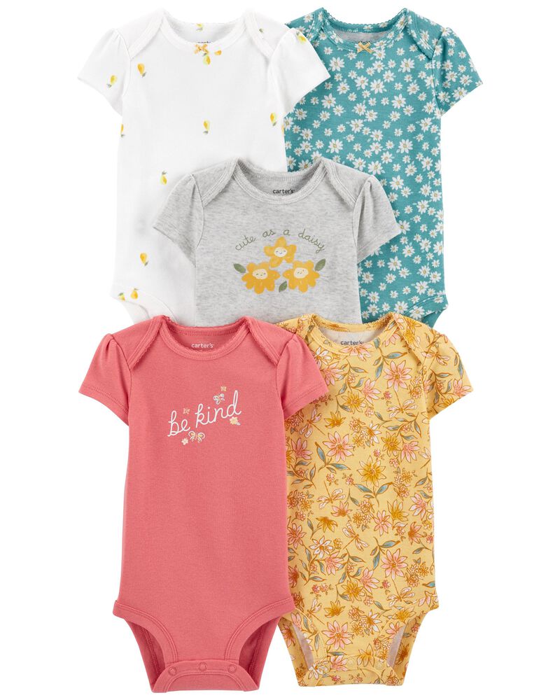 CARTERS 5PK ONESIES BE KIND