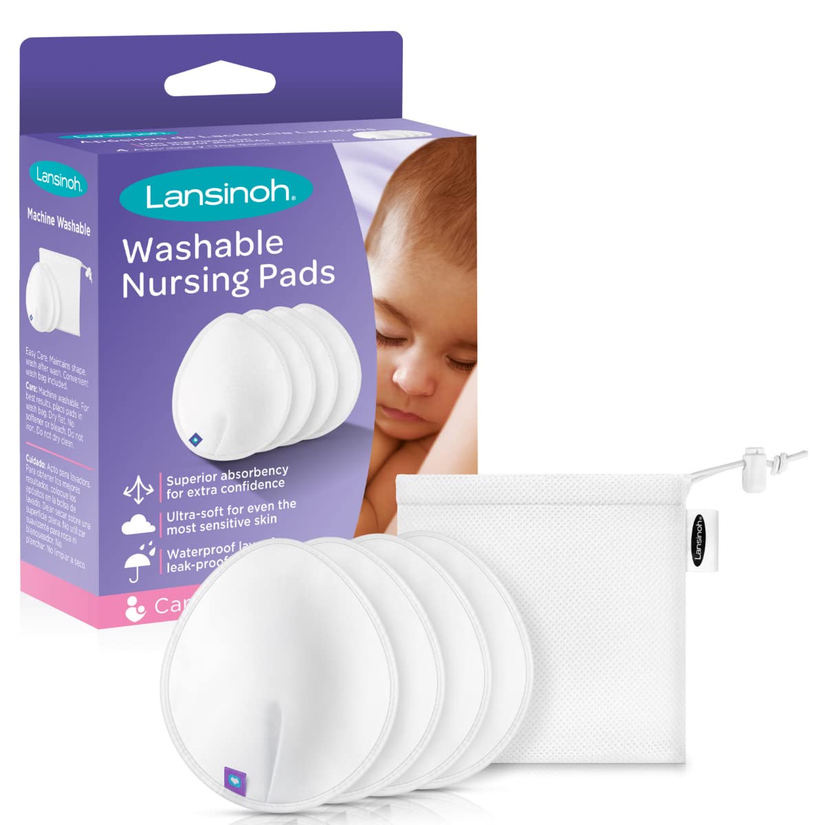 Washable Nursing Pads 8pk