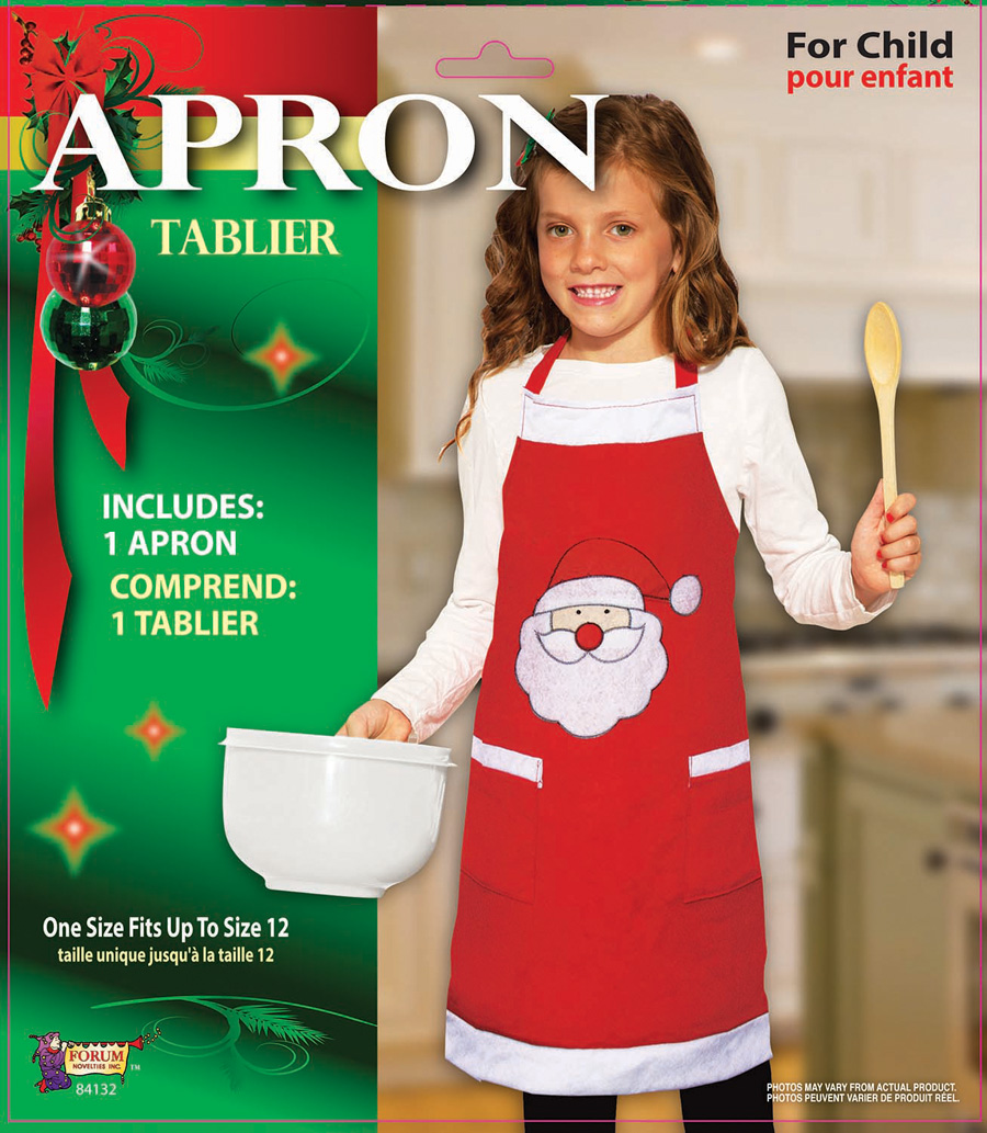SANTA FELT APRON