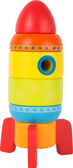 COLORFUL STACKING ROCKET