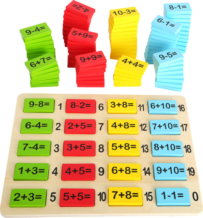 MATH NUMBER TILES  TOY