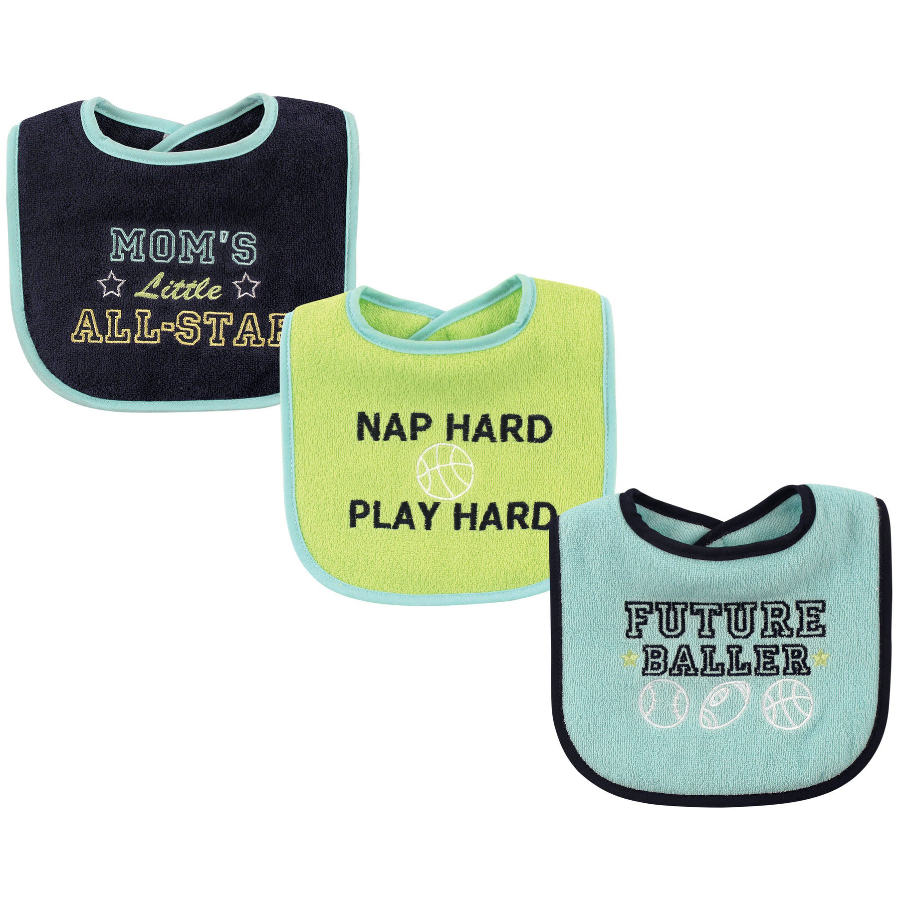 Drooler Bib 3pk  Sports