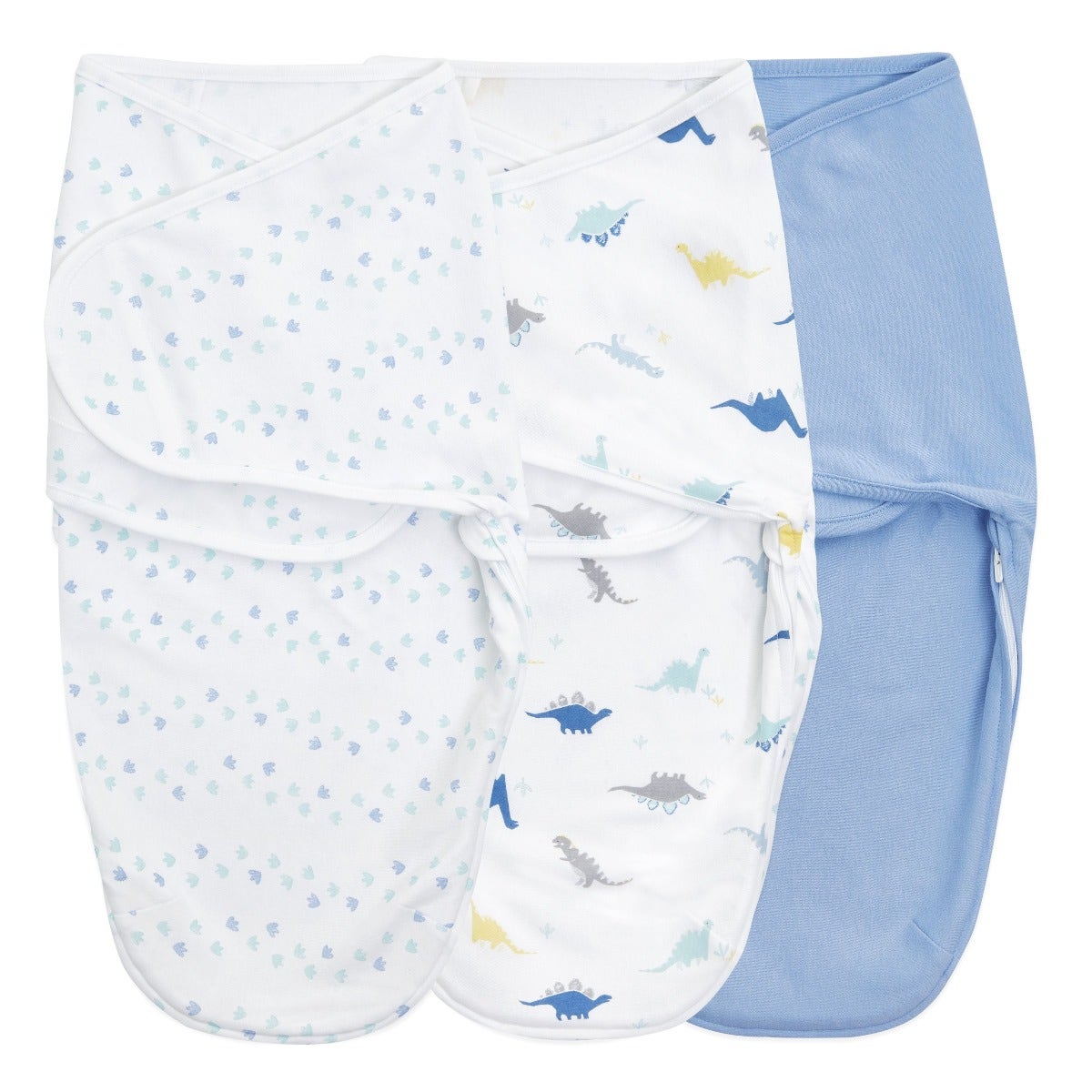 Dino Rama 3pk Swaddle Wraps 0-3M