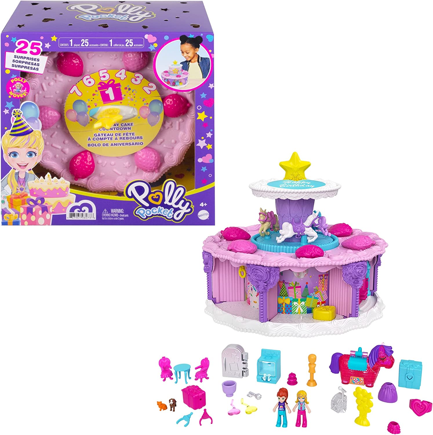 POLLY POCKET BIRTHDAY CAKE