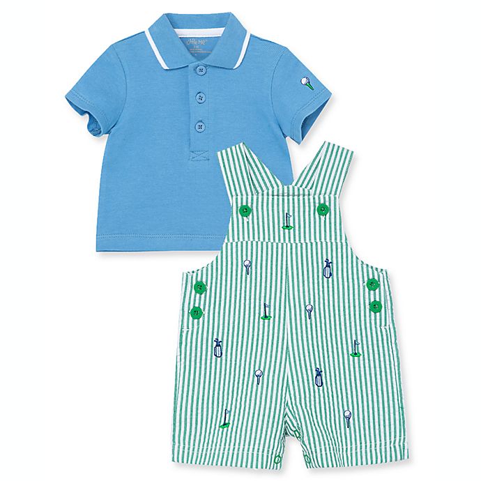 Golf Polo Short Set  Green
