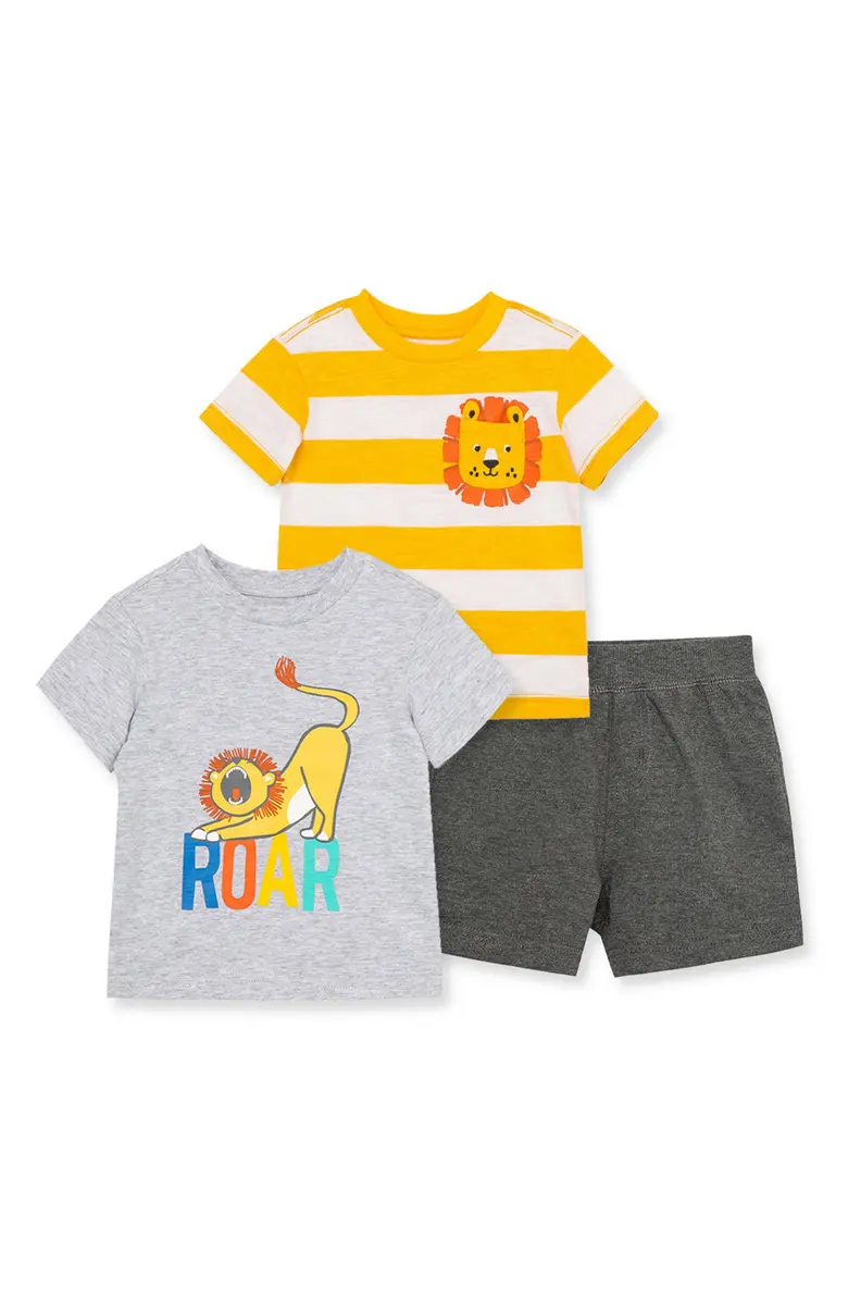 Lion 3Pc Play Set  Heather Gray
