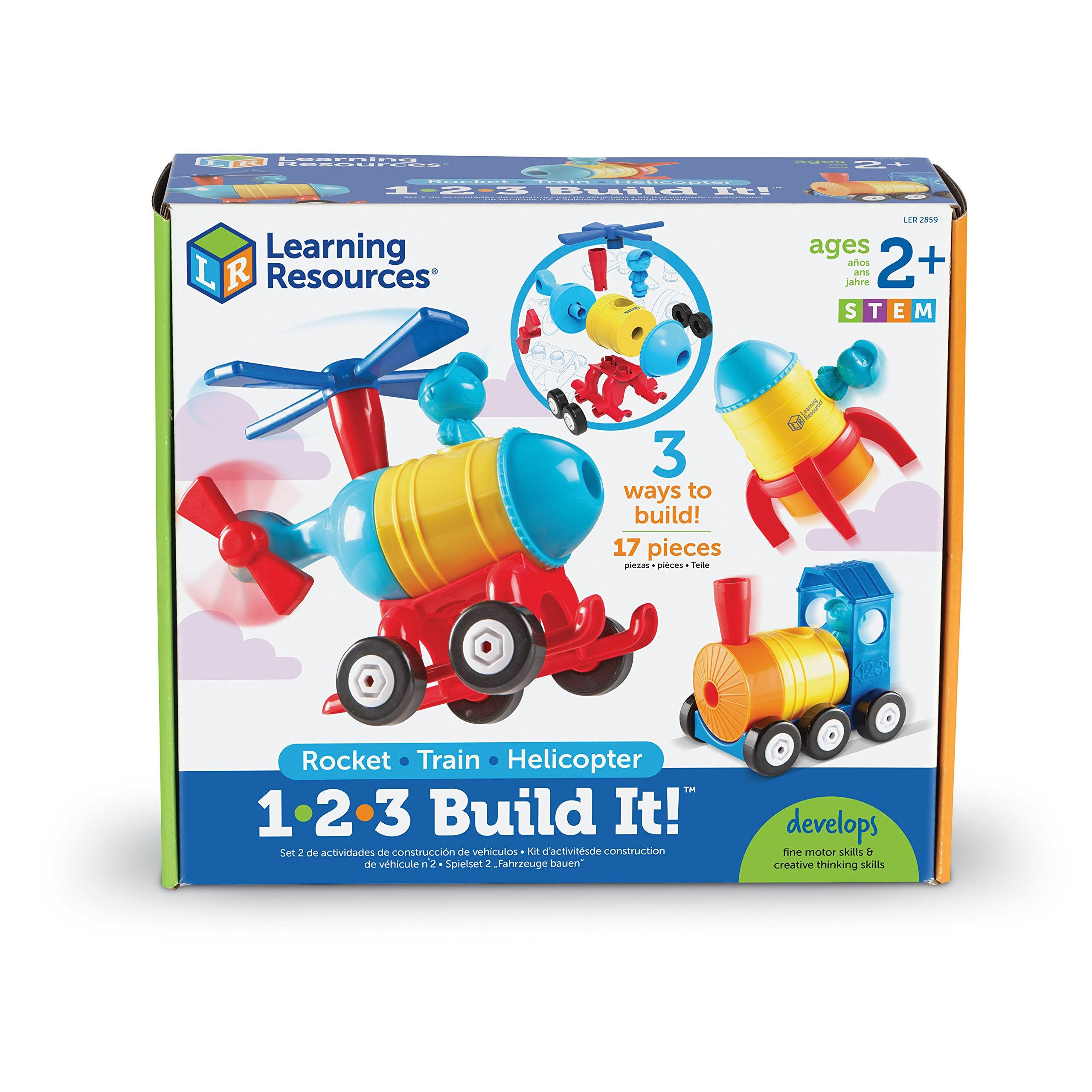 BUILDIT TRAIN/ROCKET/HELICOPT