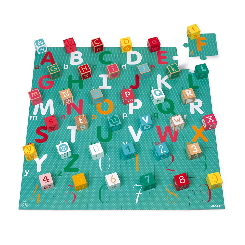 KUBIX 40PC SET/LETTERS/NUMBERS