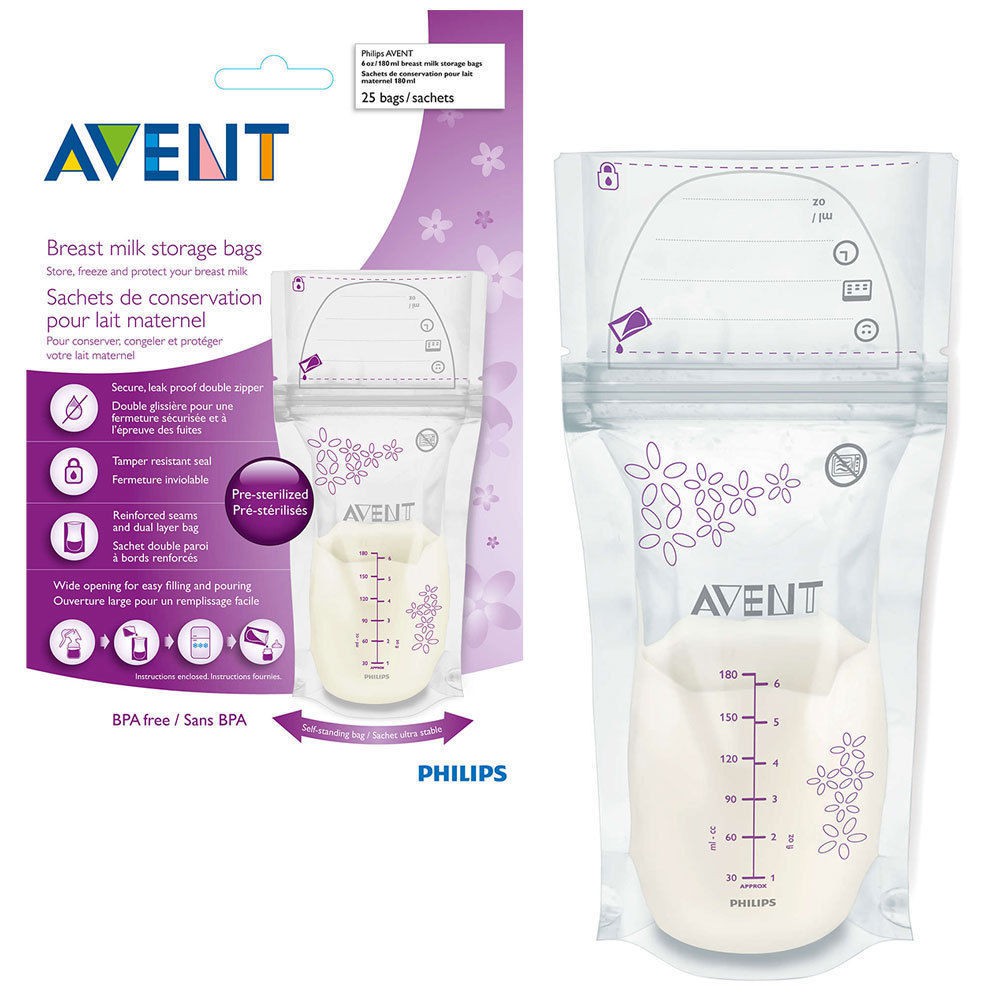 Avent Breast Milk Bags 25ct