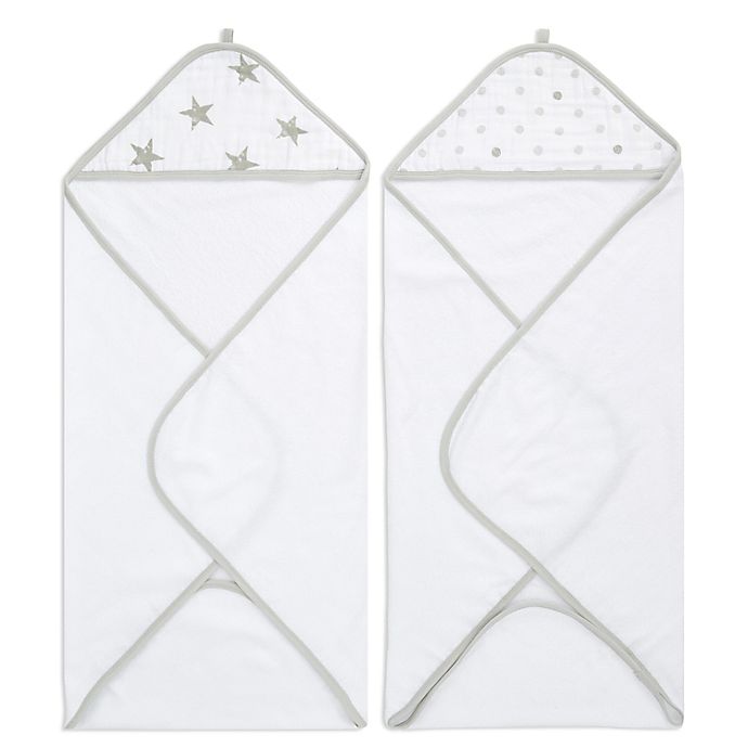 DUSTY 2PK HOODED TOWEL