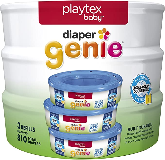 DIAPER GENIE 3PK REFILLS CLN