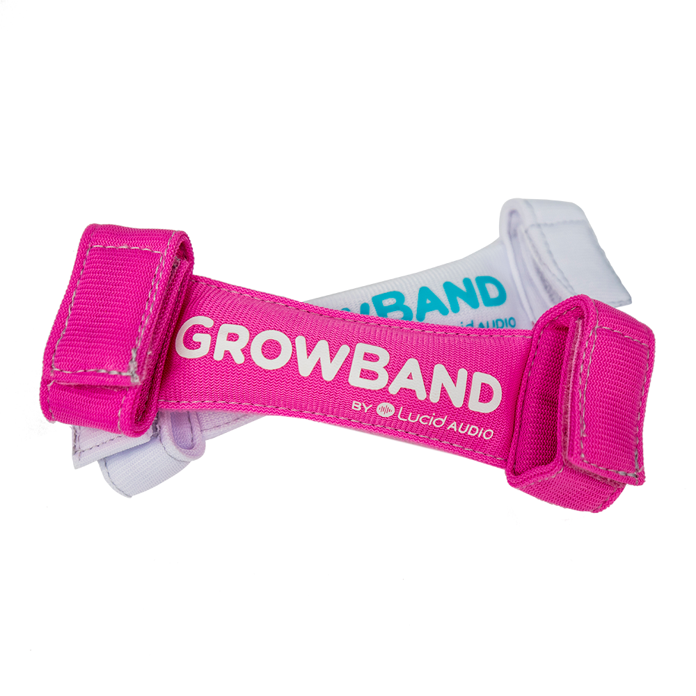 GROWBAND 2PK PINK/WHITE