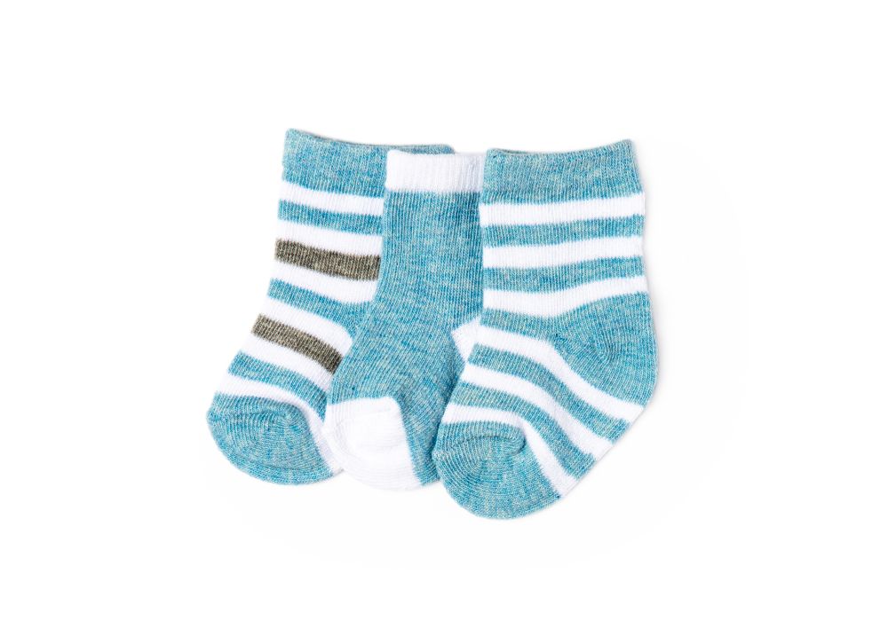 3PK Stripe Socks Set Blue