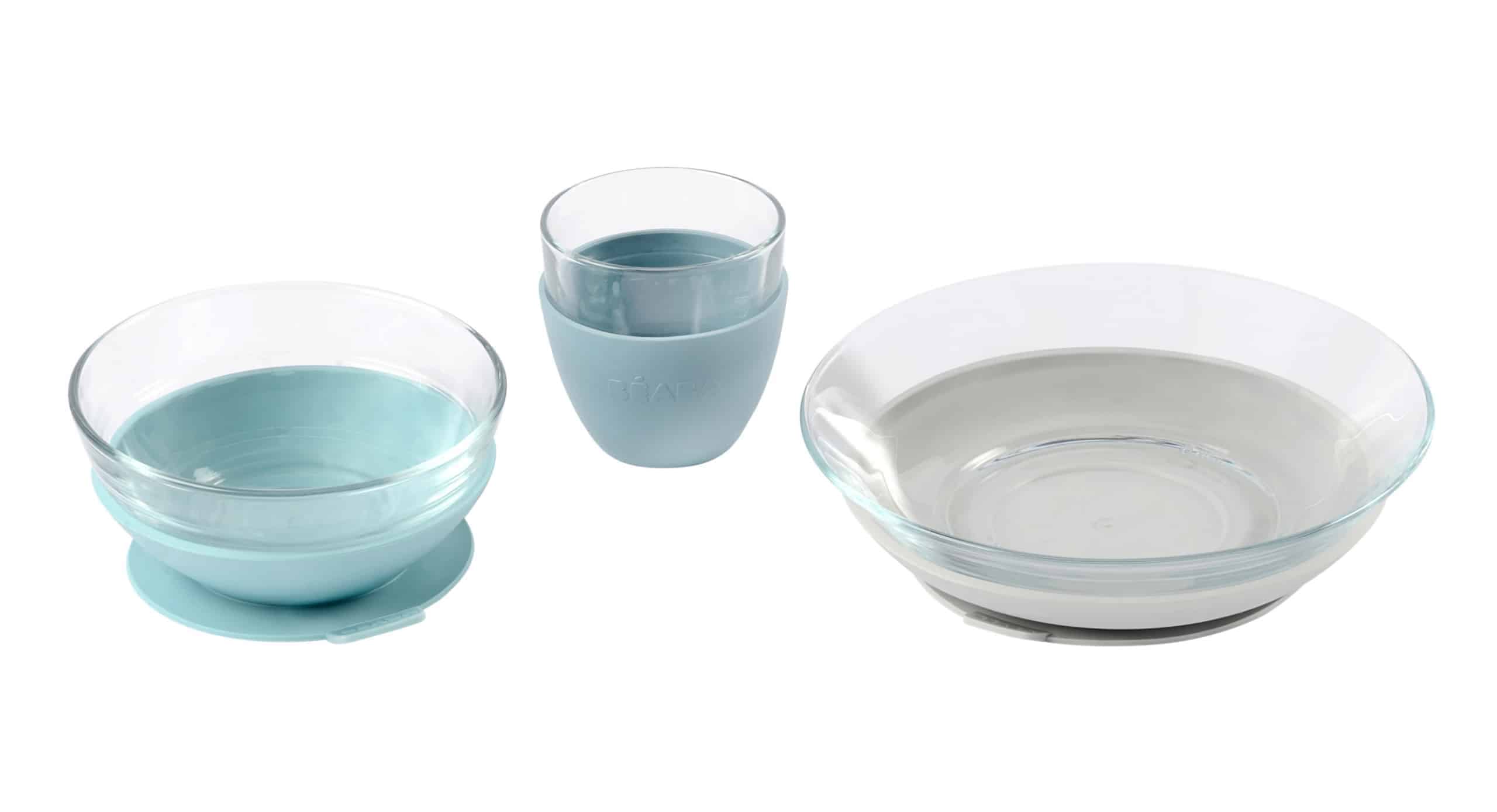 BEABA Glass Meal Set Rain