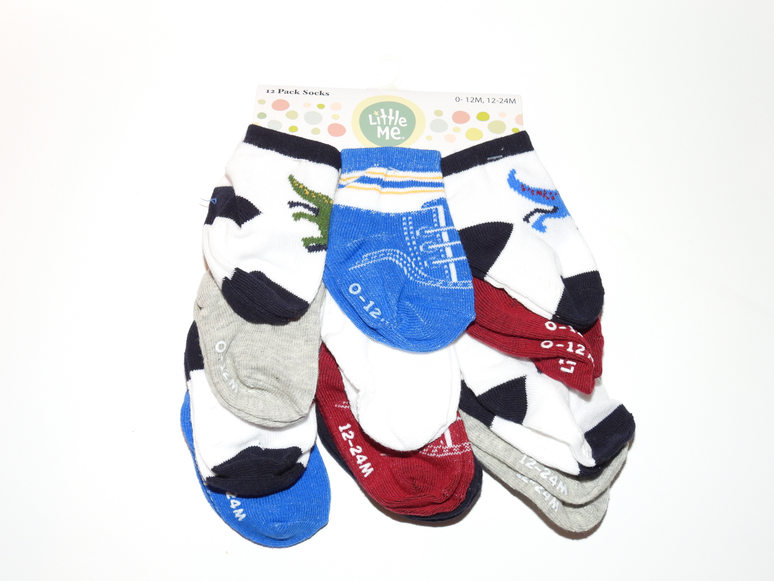 12pk Boy Socks