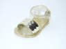 CHAMPAGNE GOLD JELLY SANDAL