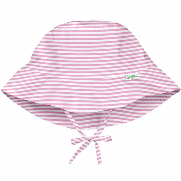 Bucket Sunhat Pink Pinstripe