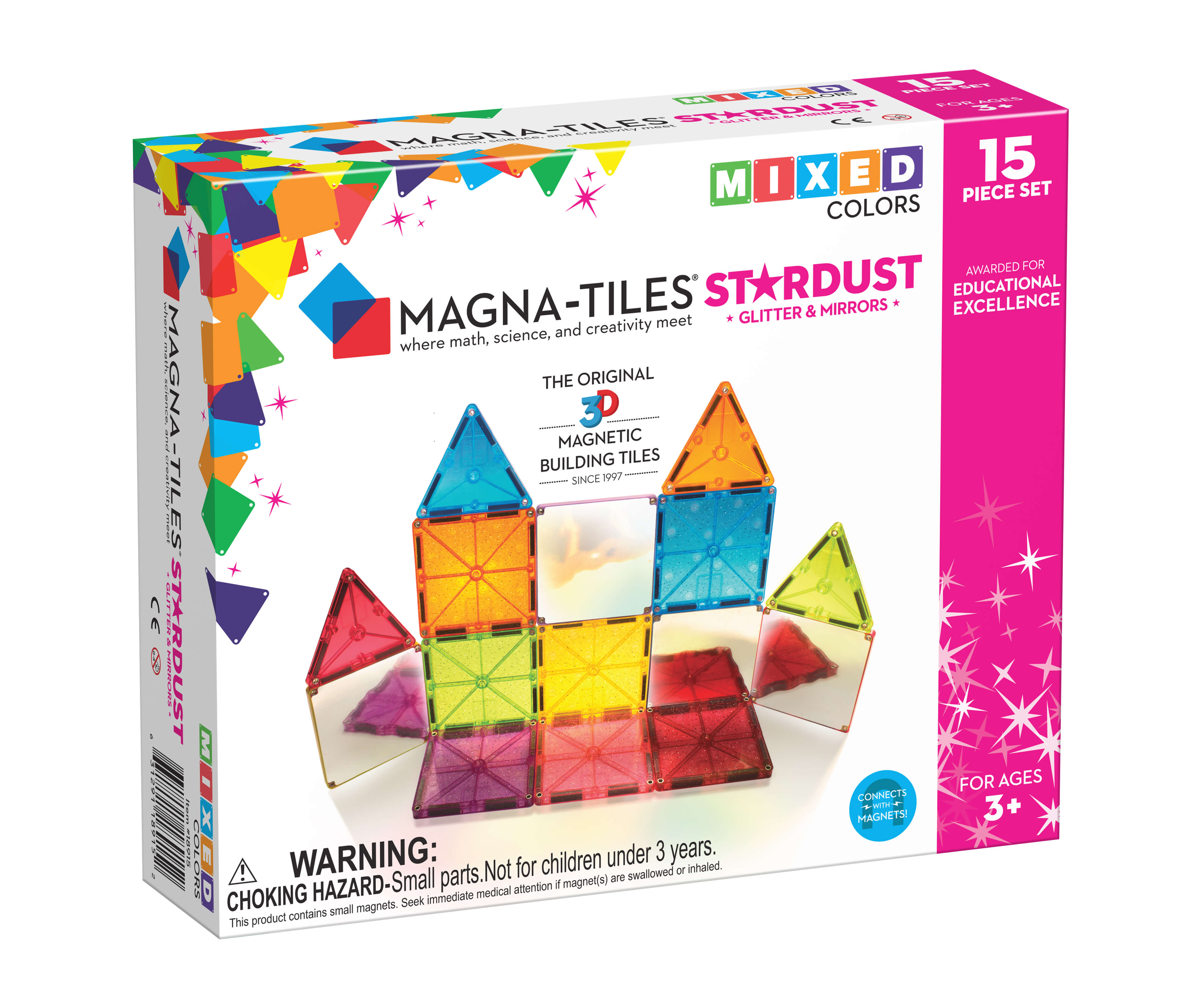 Magna-Tiles Stardust 15 pc