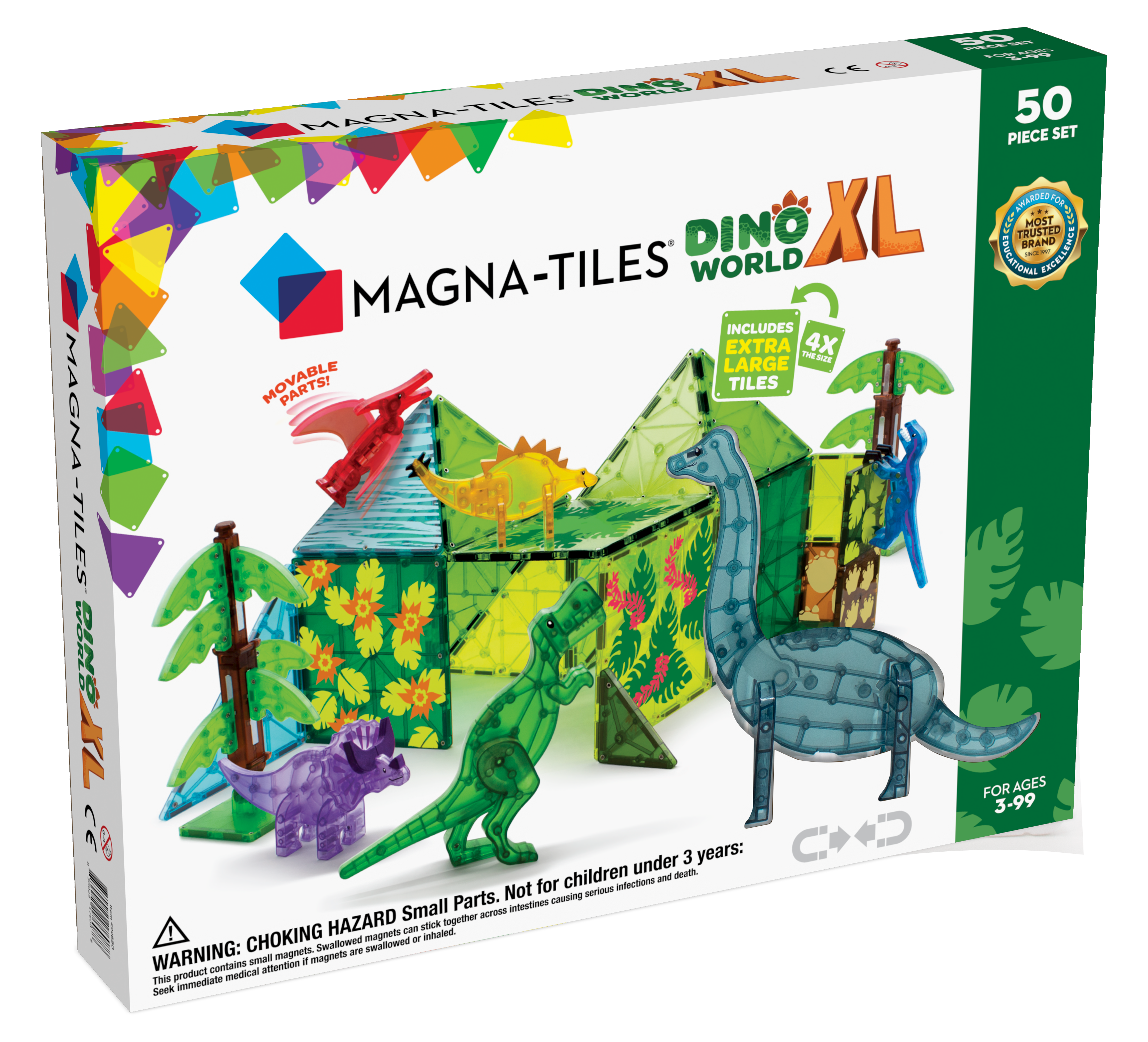 Magna-Tiles Dino World XL