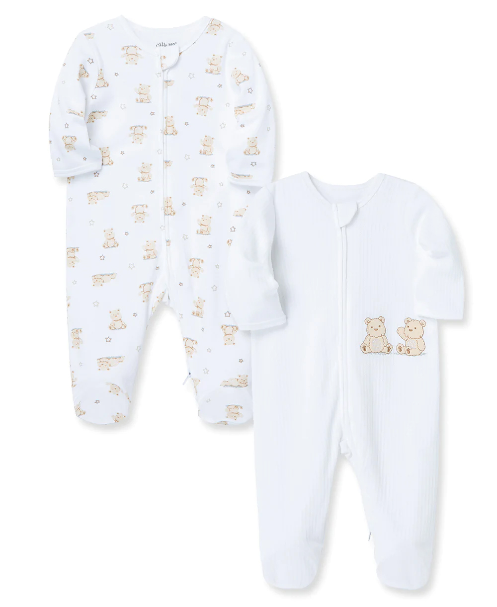 Fluffy Bears 2pk Footies
