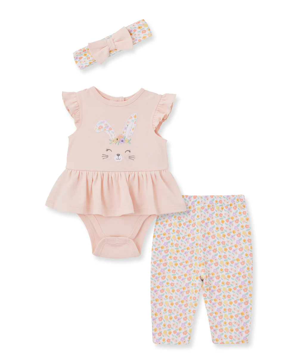 Bunny Bsuit-Pant Pink