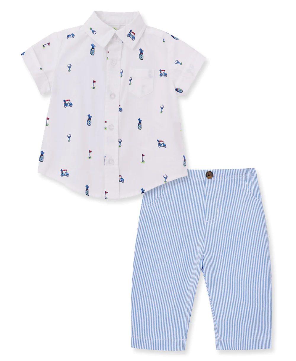 Golf Pant Set Blue