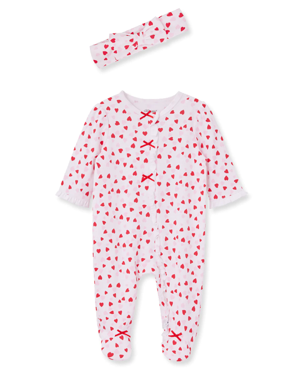 Valentine Footie-HB Red