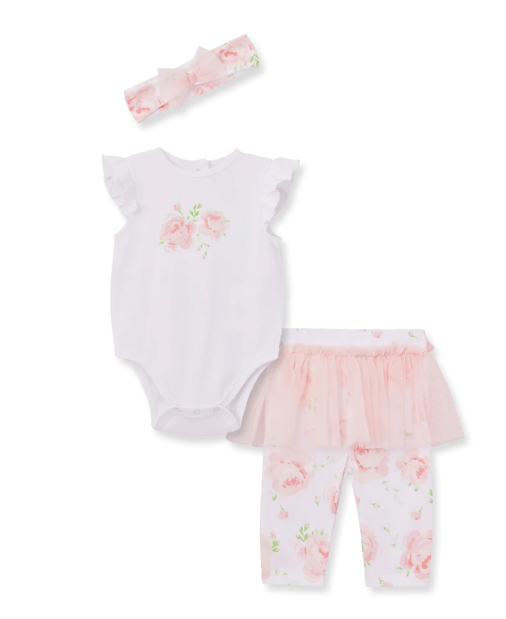 Roses Skegging set Pink