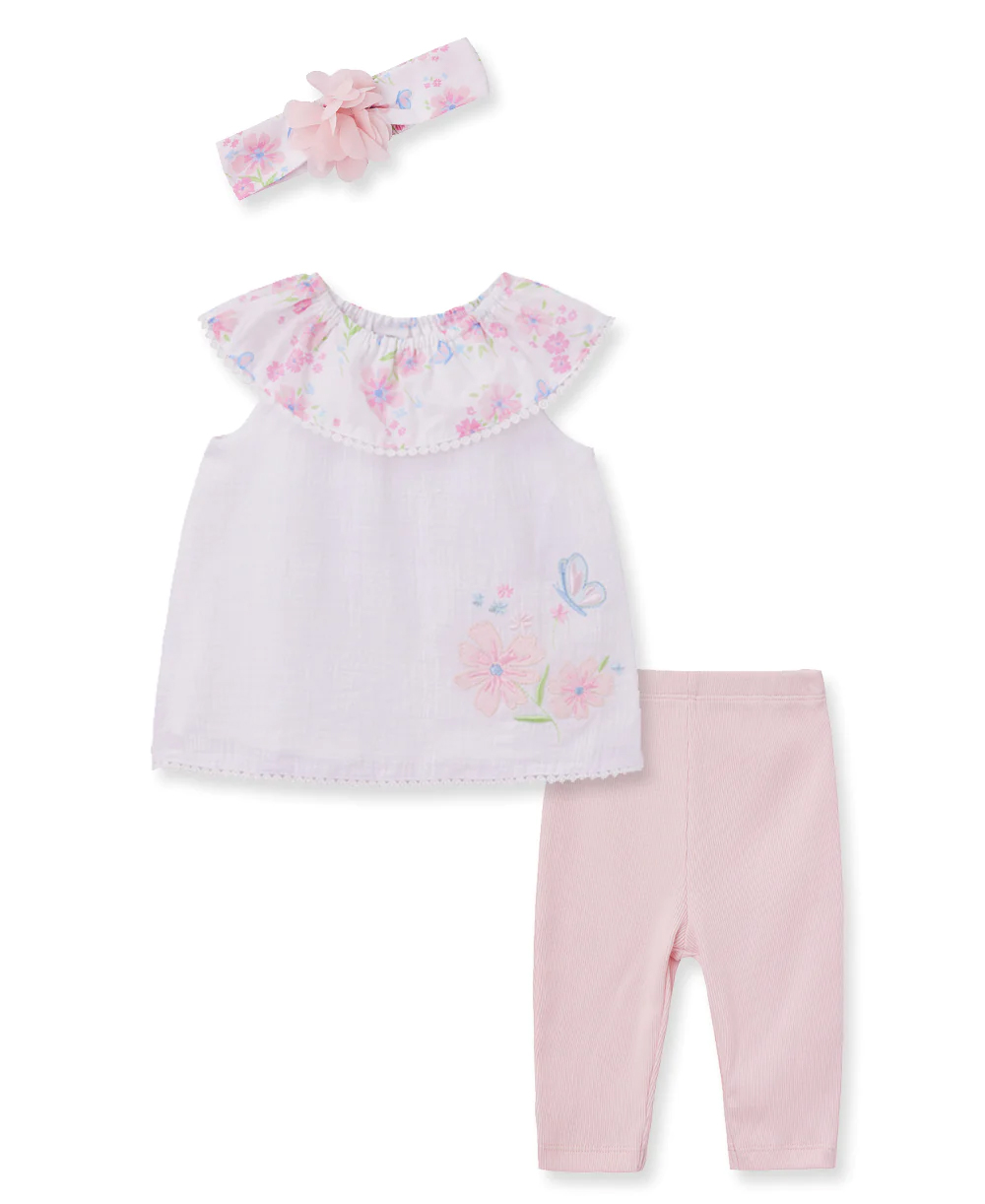Butterfly Tunic-Leg Pink