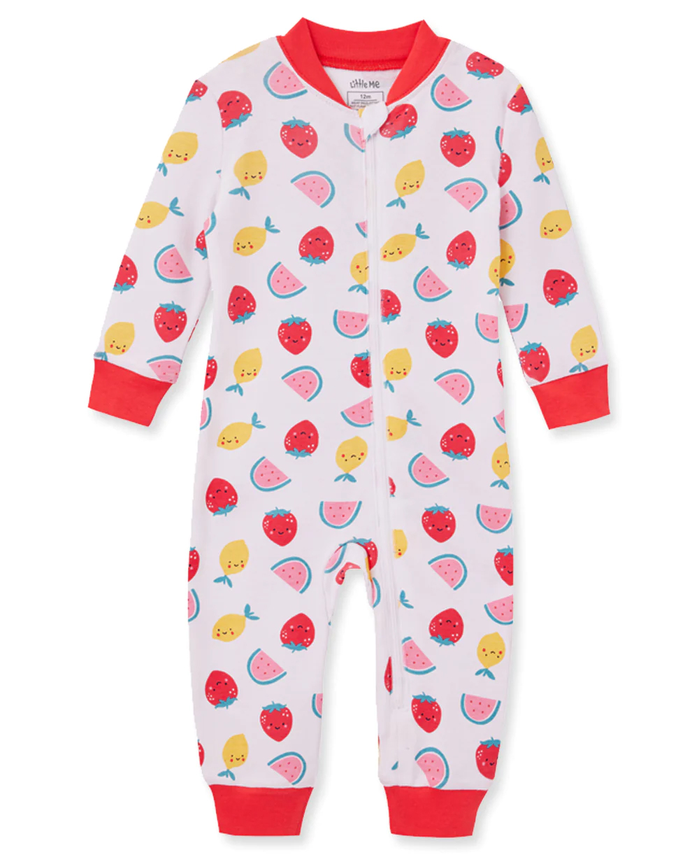 Fruit Zip Front Red