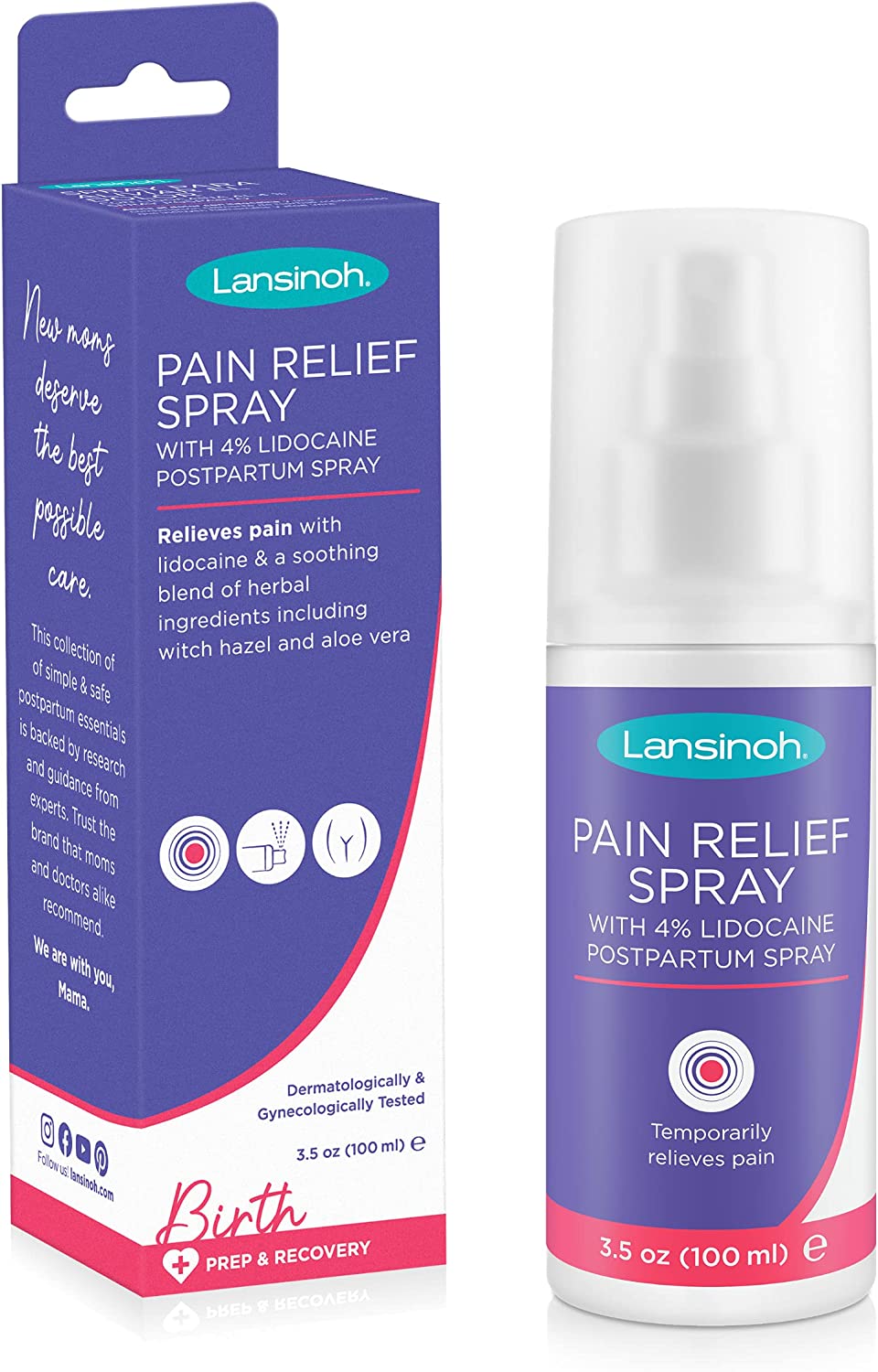 Post Birth Lidocaine Spray