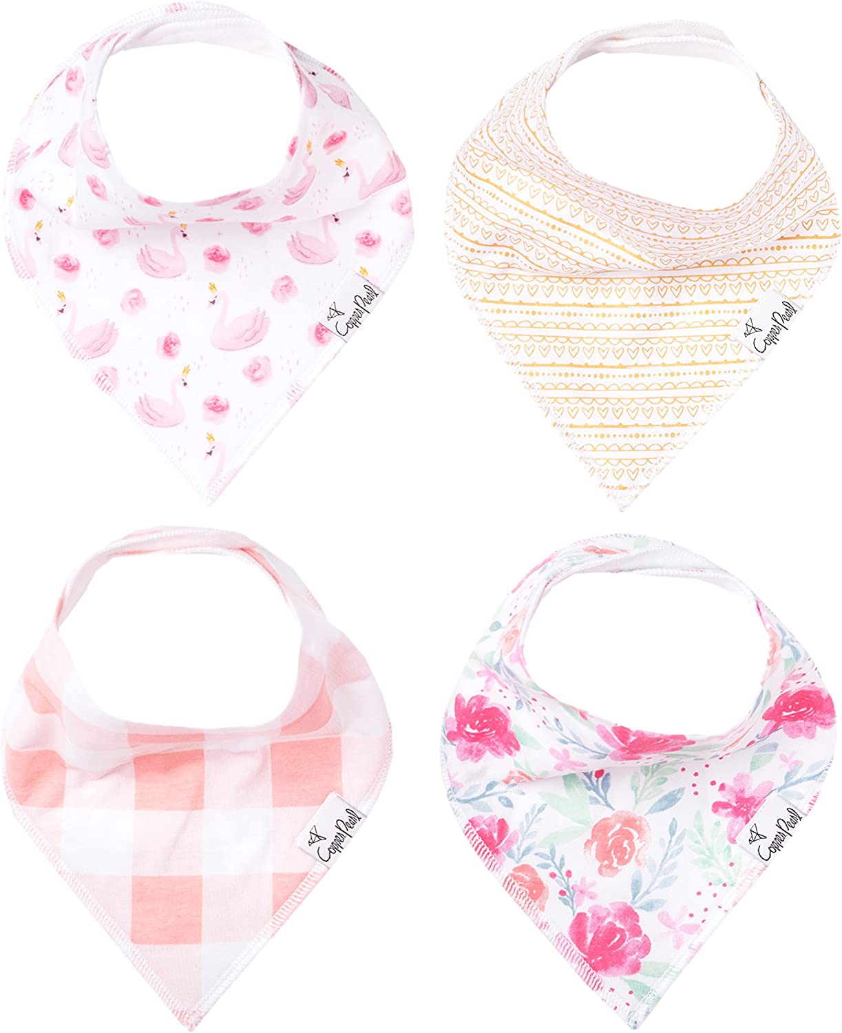 JUNE BANDANA BIB SET 4PK