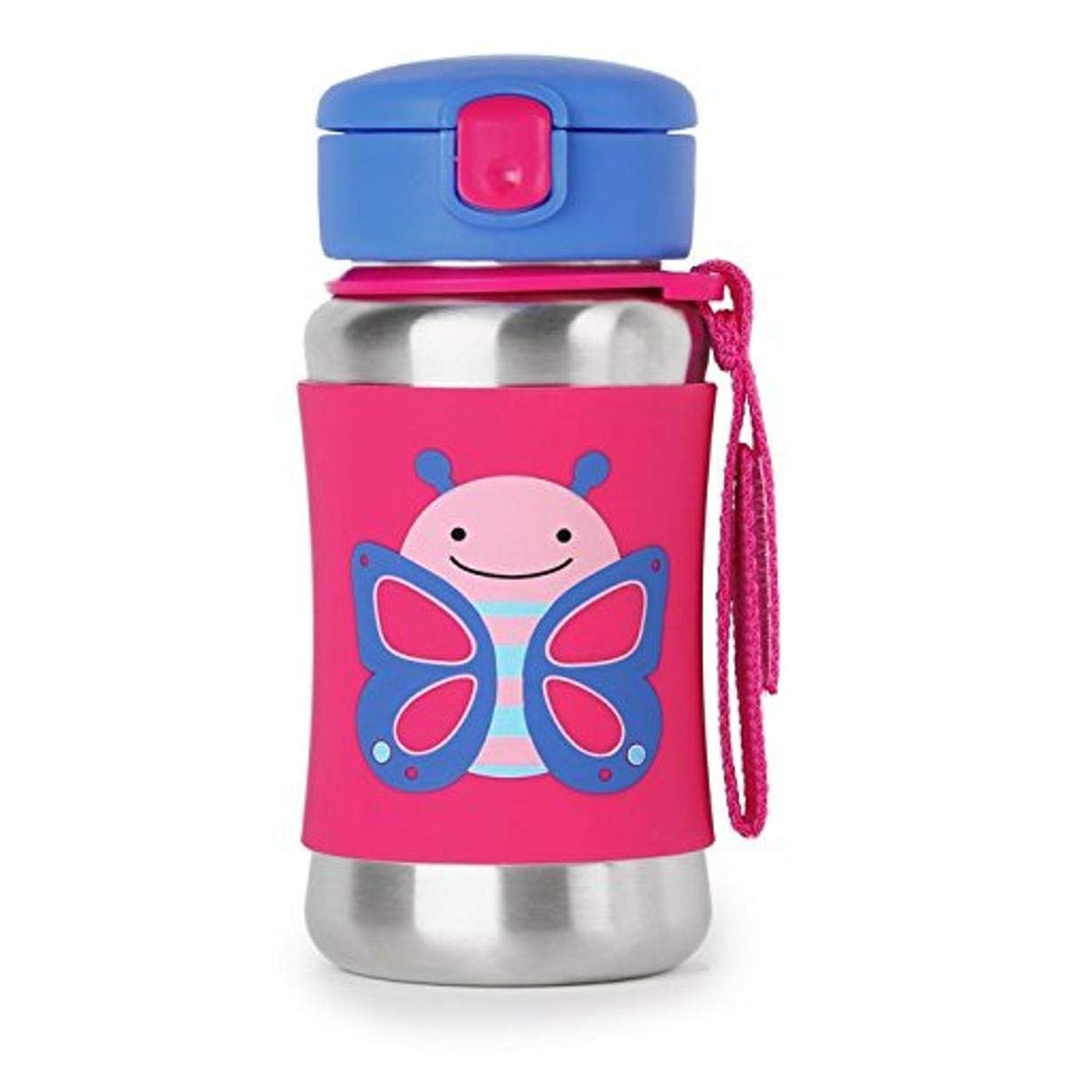 ZOO SS Straw Bottle- Butterfly