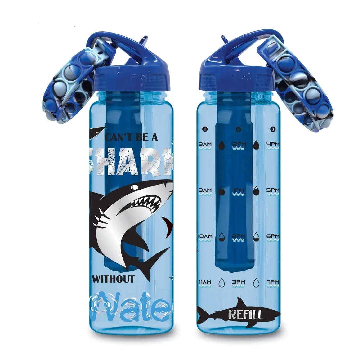 Time Marker Water Bottle  Shark