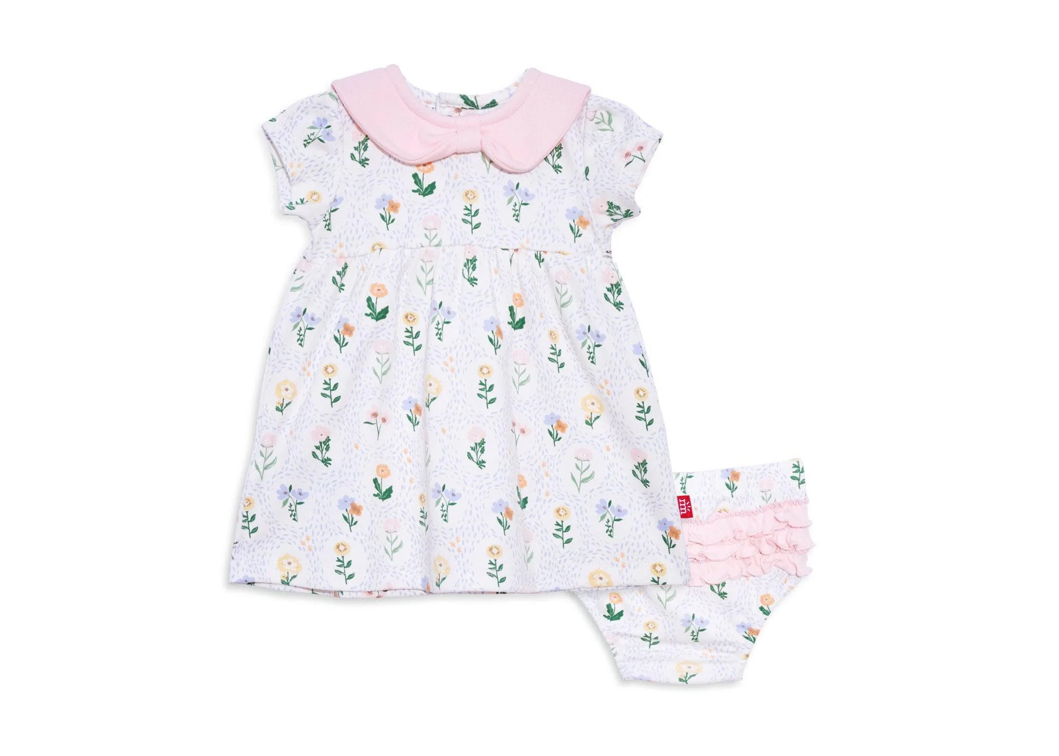 ABBEY ORG DRESS W RUFFLE