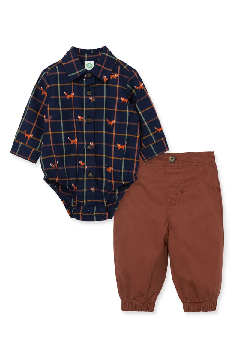 Fox Woven Pant Set