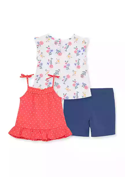 Floral 3Pc Play Set  Blue