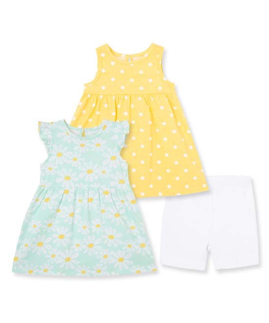 Daisy Knit Dress Set  Aqua