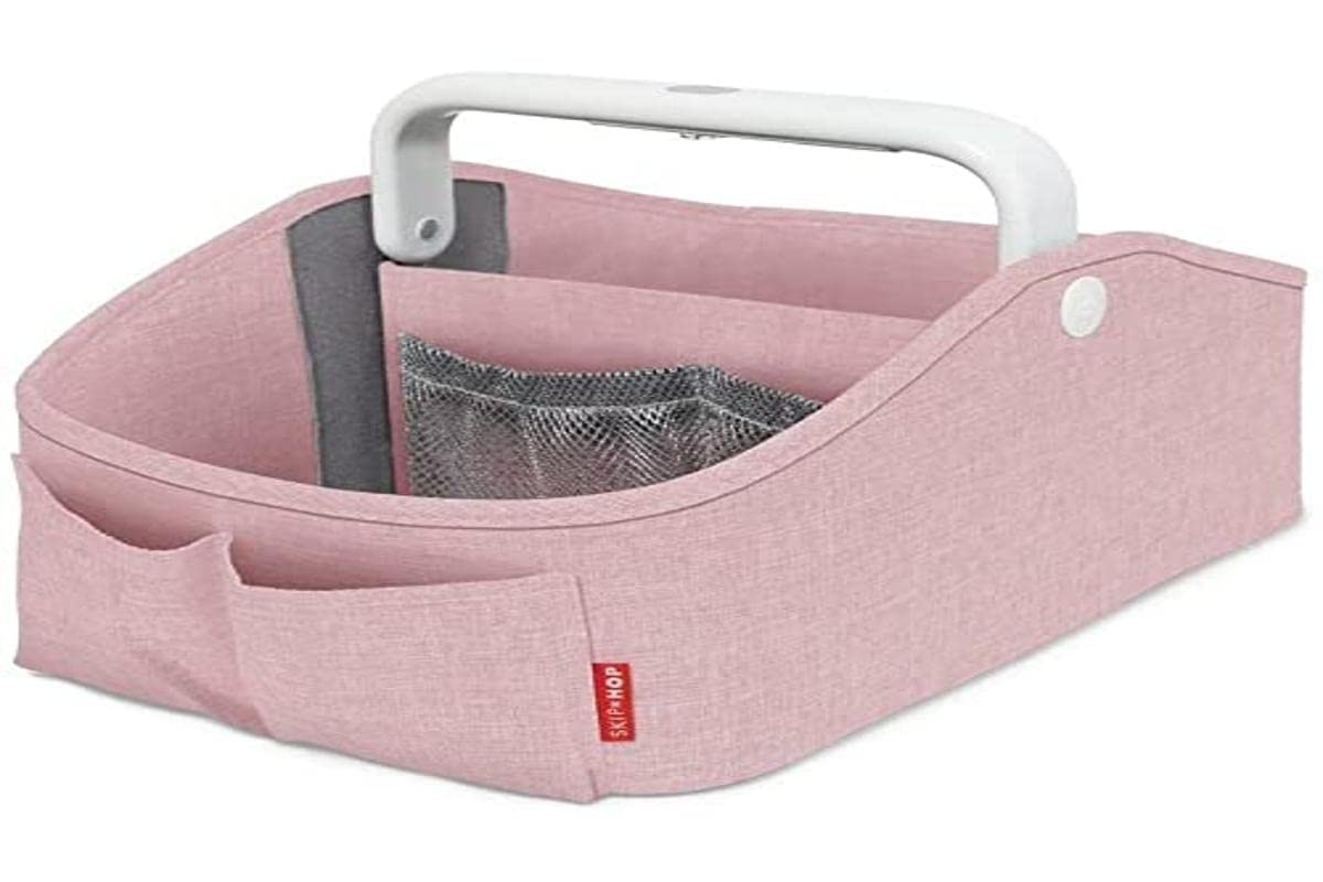 Light Up Diaper Caddy-Pink Heath