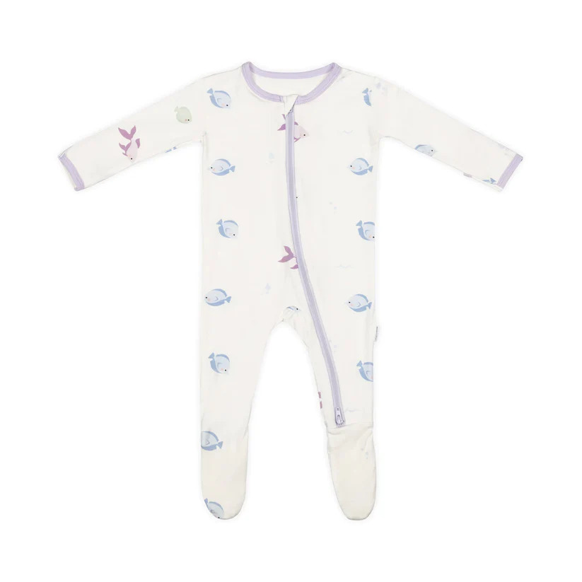LAVENDER FISH FOOTIE