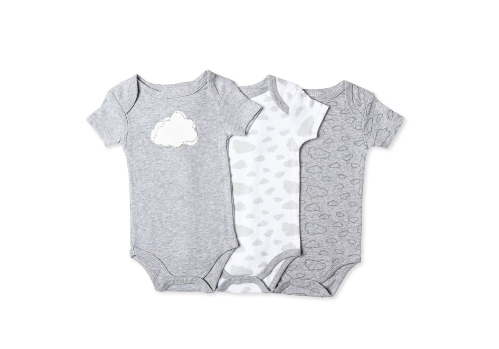3pk Cloud Bodysuits