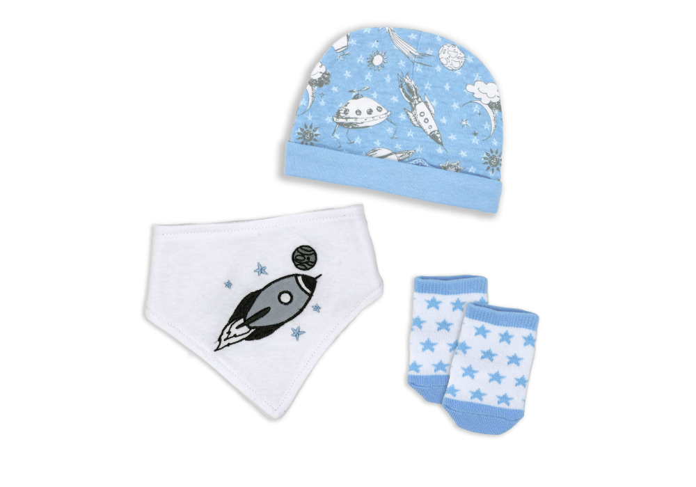 Blue Space 3pc Accessory Set