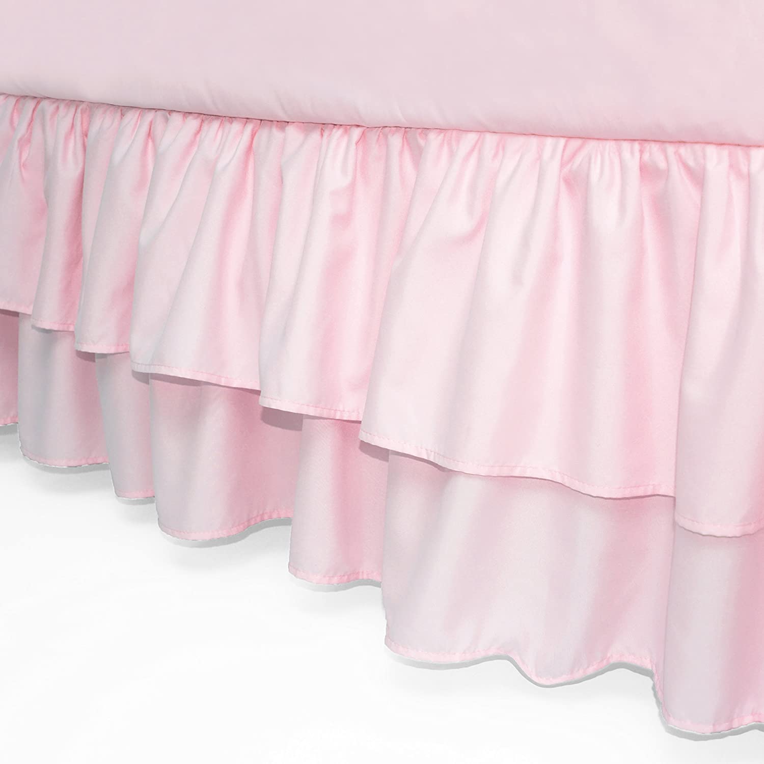 DOUBLE LAYER CRIB SKIRT