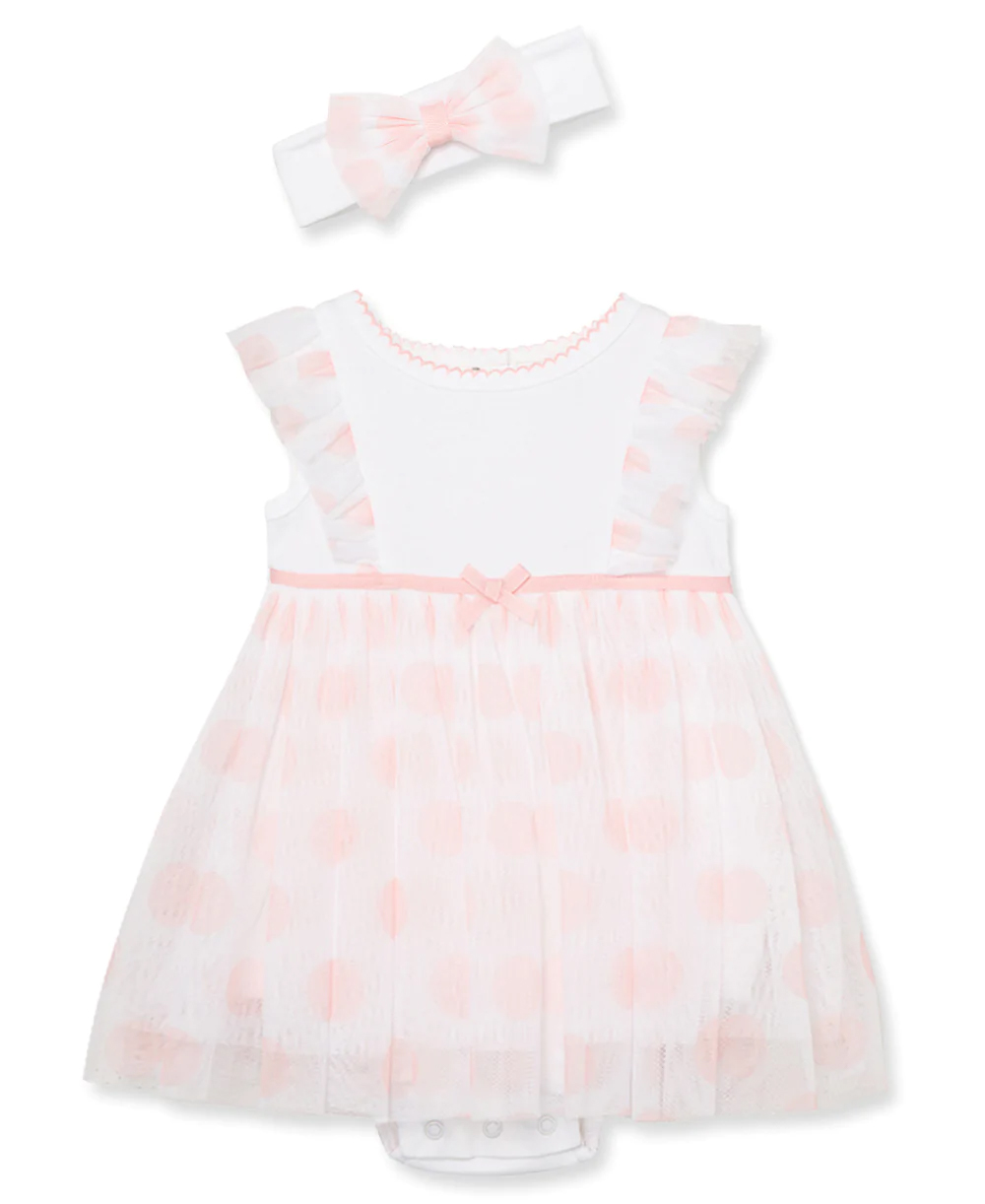 Polka Dot Popover  Pink