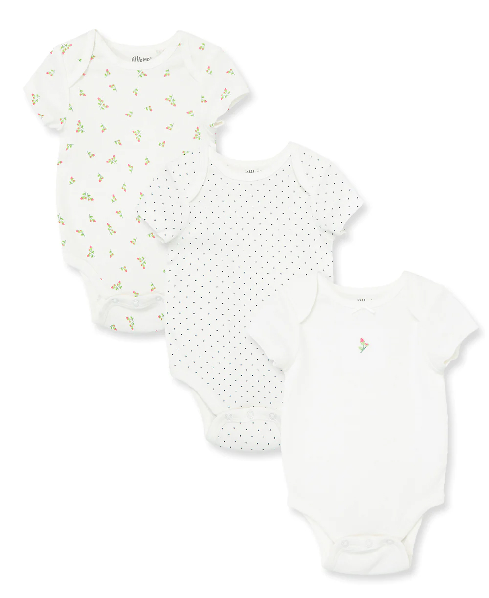 Rosebud 3pk Bodysuits
