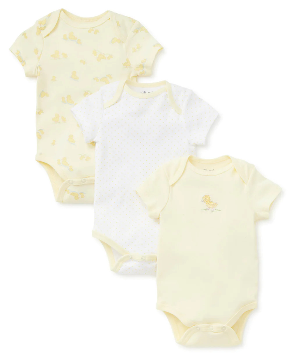 LITTLE DUCKS 3PK BODYSUITS