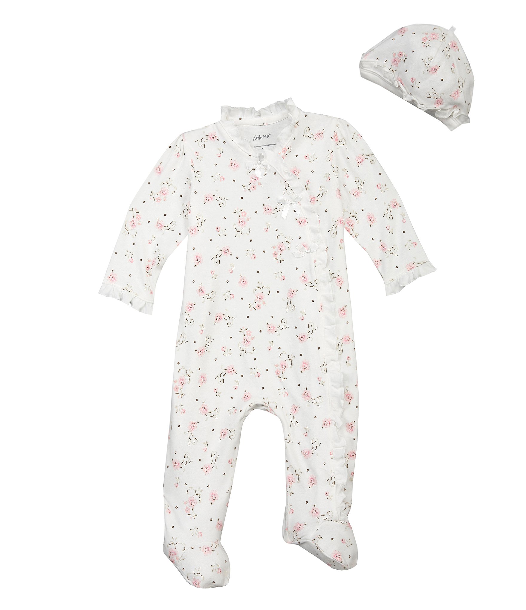 Rose Footie Set