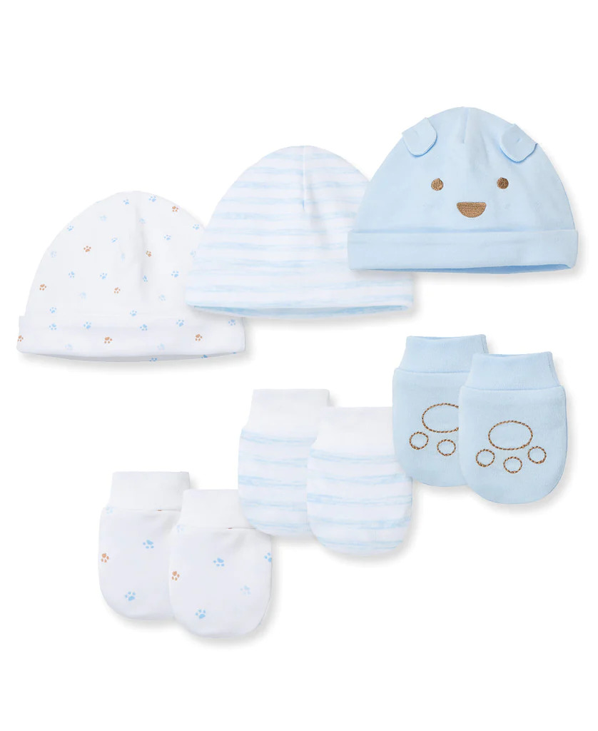 B 6pc Hat-Mitten set